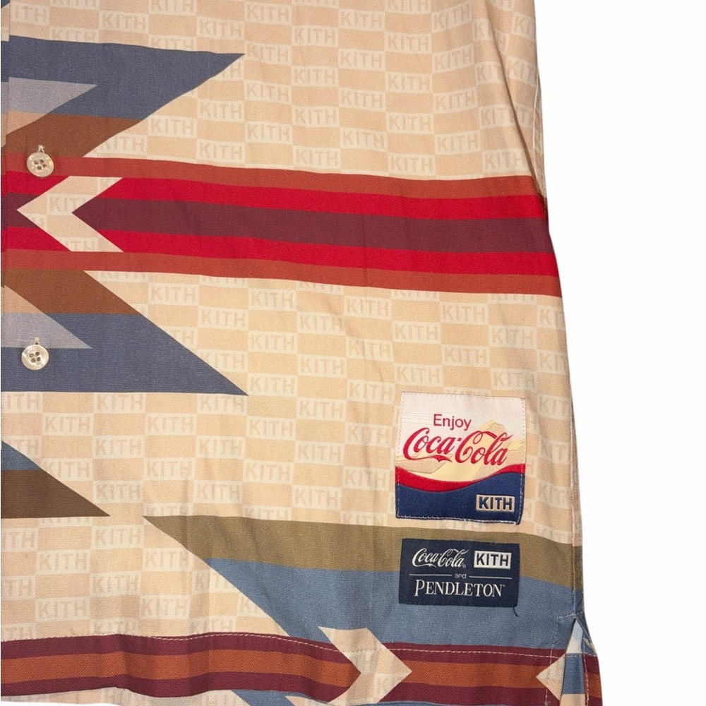 Kith X Coca Cola X Pendleton mens M shirt - Picture 2 of 4